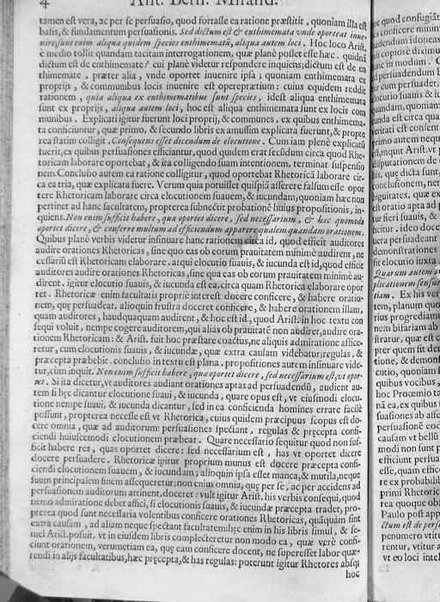 [In librum Rhet. Arist. egregia explicatio]