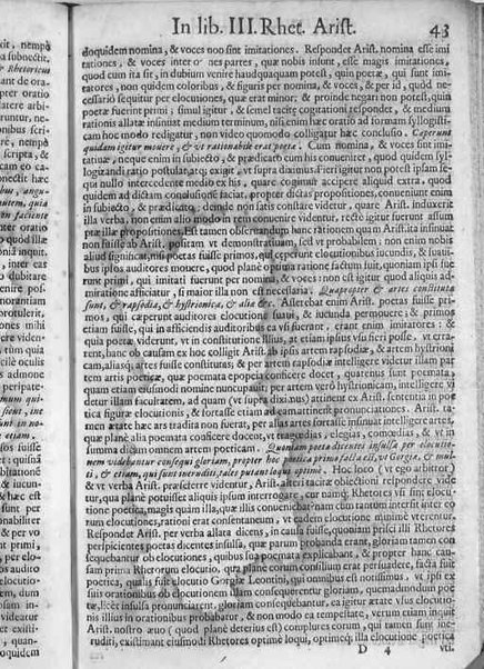 [In librum Rhet. Arist. egregia explicatio]