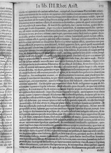 [In librum Rhet. Arist. egregia explicatio]