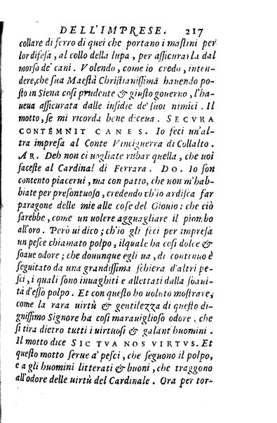 Dialoghi di m. Lodouico Domenichi; cioè, D'amore, Della uera nobiltà, De' rimedi d'amore, Dell'imprese, Dell'amor fraterno, Della corte, Della fortuna, Et della stampa. Al molto magnifico et nobilissimo signore, m. Vincentio Arnolfini gentiluomo lucchese