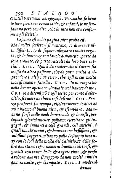 Dialoghi di m. Lodouico Domenichi; cioè, D'amore, Della uera nobiltà, De' rimedi d'amore, Dell'imprese, Dell'amor fraterno, Della corte, Della fortuna, Et della stampa. Al molto magnifico et nobilissimo signore, m. Vincentio Arnolfini gentiluomo lucchese