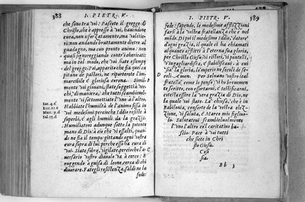 Il Nuovo ed eterno Testamento di Giesu Christo. Nuouamente da l'originale fonte greca, con ogni diligenza in toscano tradotto. Per Massimo Theophilo fiorentino