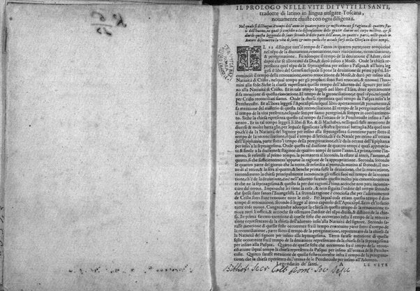 \Leggendario delle vite de santi composto da Iacopo de Voragine e tradotto in volgare da Nicolò Manerbi!