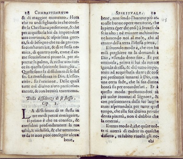 Combattimento spirituale, ordinato da un seruo di Dio, et di nuouo in questa seconda impressione dall'istesso ampliato