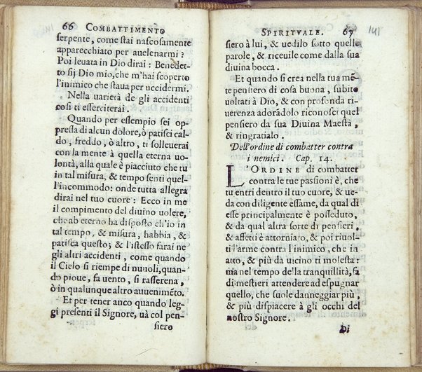 Combattimento spirituale, ordinato da un seruo di Dio, et di nuouo in questa seconda impressione dall'istesso ampliato
