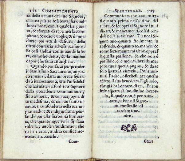 Combattimento spirituale, ordinato da un seruo di Dio, et di nuouo in questa seconda impressione dall'istesso ampliato