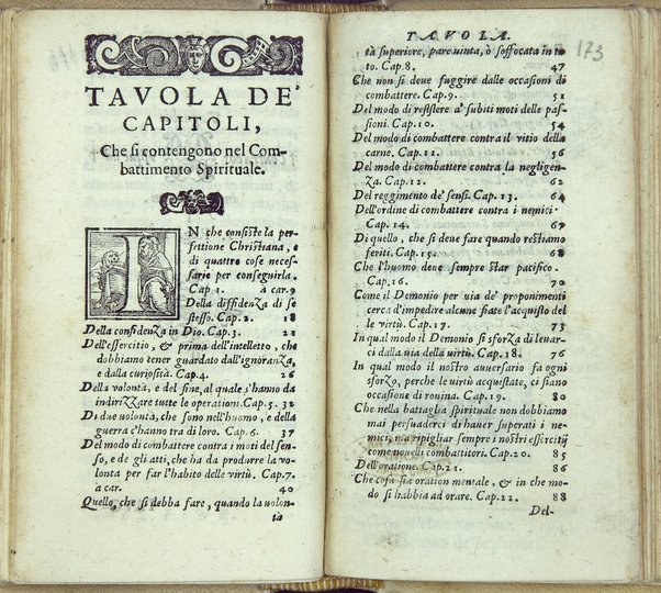 Combattimento spirituale, ordinato da un seruo di Dio, et di nuouo in questa seconda impressione dall'istesso ampliato