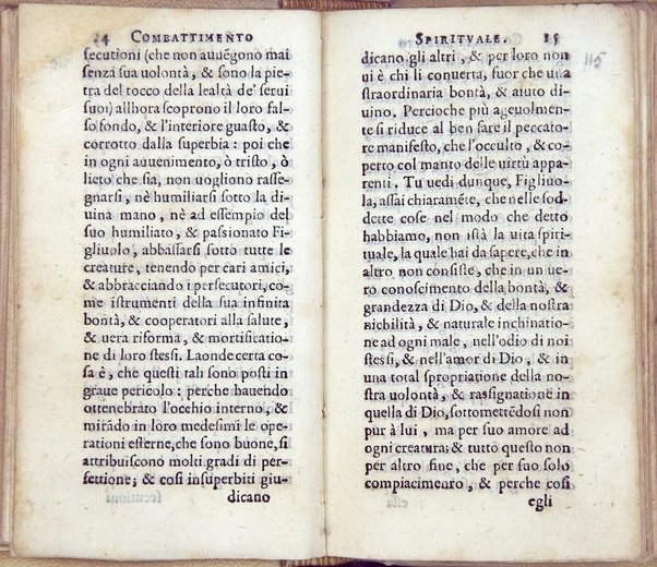 Combattimento spirituale, ordinato da un seruo di Dio, et di nuouo in questa seconda impressione dall'istesso ampliato