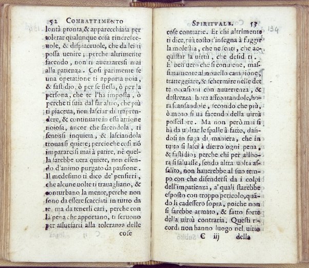 Combattimento spirituale, ordinato da un seruo di Dio, et di nuouo in questa seconda impressione dall'istesso ampliato