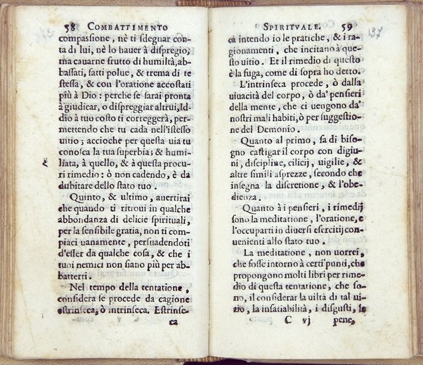 Combattimento spirituale, ordinato da un seruo di Dio, et di nuouo in questa seconda impressione dall'istesso ampliato