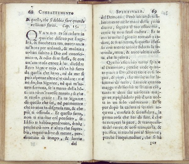 Combattimento spirituale, ordinato da un seruo di Dio, et di nuouo in questa seconda impressione dall'istesso ampliato