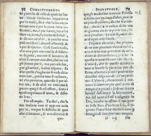 Combattimento spirituale, ordinato da un seruo di Dio, et di nuouo in questa seconda impressione dall'istesso ampliato