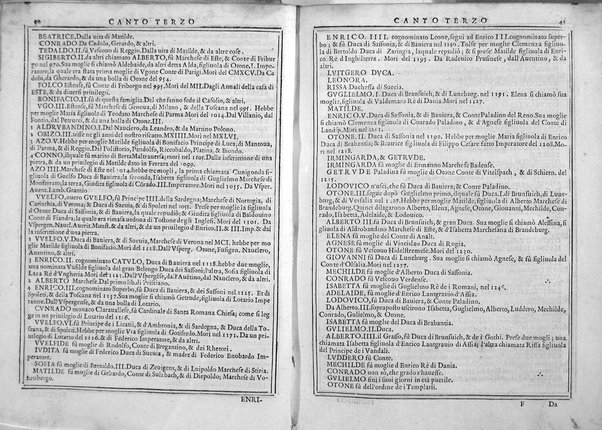 Bellezze del Furioso di M. Lodouico Ariosto; scielte da Oratio Toscanella: con gli argomenti, et allegorie de i canti: con l'allegorie de i nomi proprii principali dell'opera: et co i luochi communi dell'autore, per ordine di alfabeto; del medesimo