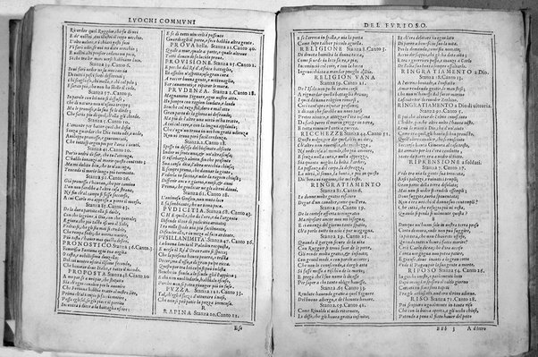 Bellezze del Furioso di M. Lodouico Ariosto; scielte da Oratio Toscanella: con gli argomenti, et allegorie de i canti: con l'allegorie de i nomi proprii principali dell'opera: et co i luochi communi dell'autore, per ordine di alfabeto; del medesimo
