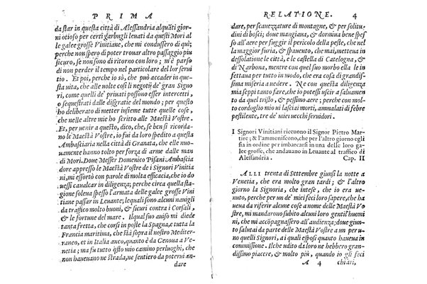 Relationi del S. Pietro Martire Milanese. Delle cose notabili della prouincia dell'Egitto scritte in lingua latina alli sereniss. di felice memoria re catolici d. Fernando, e d. Isabella, & hora recate nella italiana. Da Carlo Passi