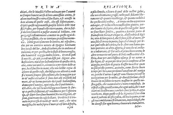 Relationi del S. Pietro Martire Milanese. Delle cose notabili della prouincia dell'Egitto scritte in lingua latina alli sereniss. di felice memoria re catolici d. Fernando, e d. Isabella, & hora recate nella italiana. Da Carlo Passi