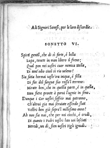 Cento sonetti. Di M. Alisandro Piccolomini