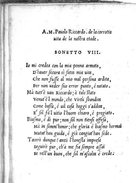 Cento sonetti. Di M. Alisandro Piccolomini