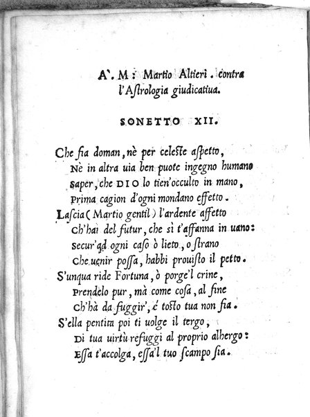 Cento sonetti. Di M. Alisandro Piccolomini