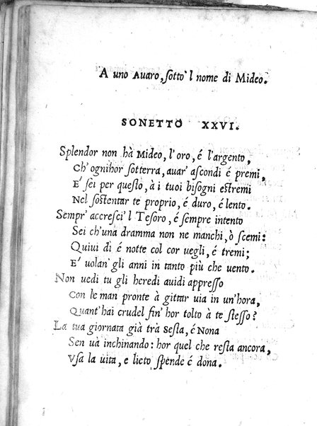 Cento sonetti. Di M. Alisandro Piccolomini