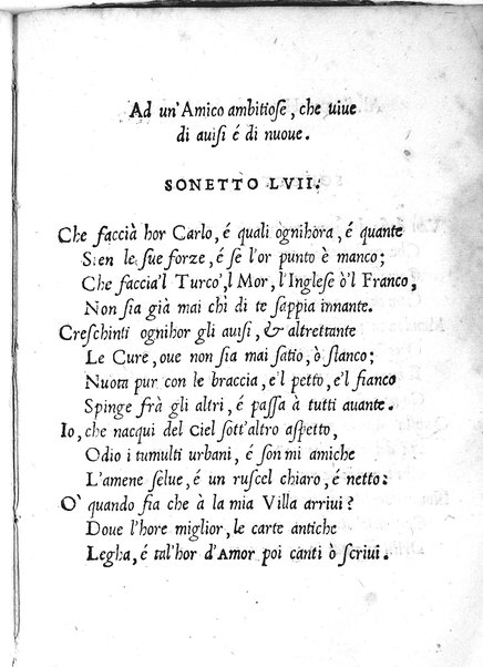 Cento sonetti. Di M. Alisandro Piccolomini