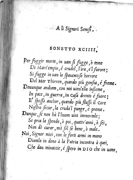 Cento sonetti. Di M. Alisandro Piccolomini