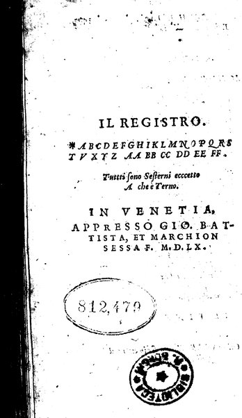 Le tragedie di Seneca, tradotte da m. Lodouico Dolce