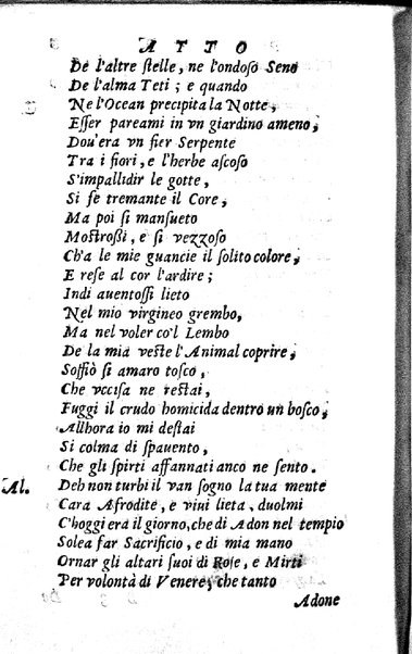 Afrodite noua tragedia di Adriano Valerini da Verona, all'illustrissimo signore il conte Paolo Canossa