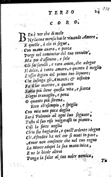 Afrodite noua tragedia di Adriano Valerini da Verona, all'illustrissimo signore il conte Paolo Canossa