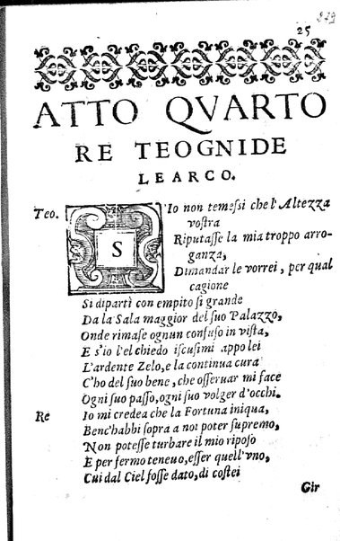 Afrodite noua tragedia di Adriano Valerini da Verona, all'illustrissimo signore il conte Paolo Canossa