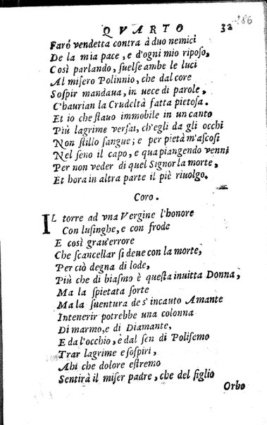 Afrodite noua tragedia di Adriano Valerini da Verona, all'illustrissimo signore il conte Paolo Canossa