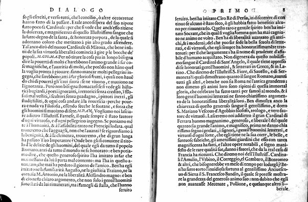 Due dialogi di M. Giouanni Andrea Gilio da Fabriano. Nel primo de' quali si ragiona de le parti morali, e ciuili ... Nel secondo si ragiona de gli errori de pittori circa l'historie. ... Con vn discorso sopra la parola vrbe, città, colonia, municipio, ...