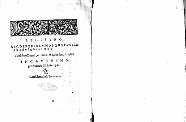 Due dialogi di M. Giouanni Andrea Gilio da Fabriano. Nel primo de' quali si ragiona de le parti morali, e ciuili ... Nel secondo si ragiona de gli errori de pittori circa l'historie. ... Con vn discorso sopra la parola vrbe, città, colonia, municipio, ...