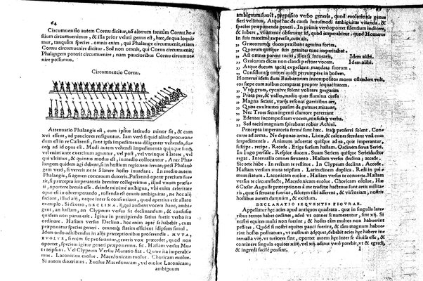 Aeliani De militaribus ordinibus instituendis more graecorum liber a Francisco Robortello Vtinensi in Latinum sermonem uersus, & ab eodem picturis quàmplurimis illustratus