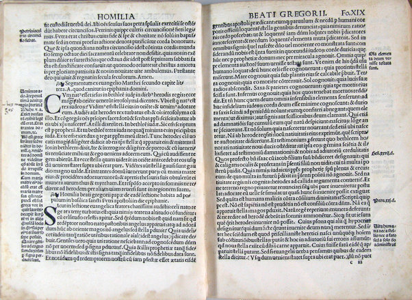 Homilie diuersorum authorum in segmenta ex quattuor euangelistis excerpta: .. nuper recognite & accuratissime emmendate: ad integritatemque restitute & cum quibusdam aliis que defuerant additis: ac sacre scripture locis aliisque rebus in marginibus omnium adnotatis Hispali per bacchallarium Petrum Nuñez delgado presbyterum