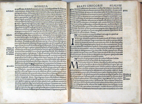 Homilie diuersorum authorum in segmenta ex quattuor euangelistis excerpta: .. nuper recognite & accuratissime emmendate: ad integritatemque restitute & cum quibusdam aliis que defuerant additis: ac sacre scripture locis aliisque rebus in marginibus omnium adnotatis Hispali per bacchallarium Petrum Nuñez delgado presbyterum