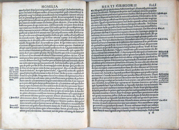 Homilie diuersorum authorum in segmenta ex quattuor euangelistis excerpta: .. nuper recognite & accuratissime emmendate: ad integritatemque restitute & cum quibusdam aliis que defuerant additis: ac sacre scripture locis aliisque rebus in marginibus omnium adnotatis Hispali per bacchallarium Petrum Nuñez delgado presbyterum