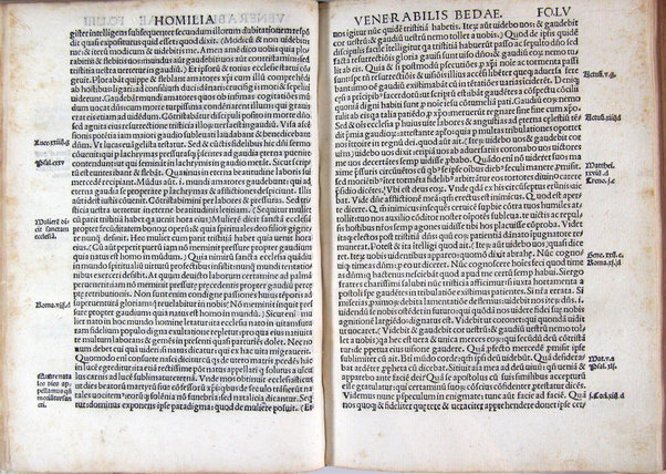 Homilie diuersorum authorum in segmenta ex quattuor euangelistis excerpta: .. nuper recognite & accuratissime emmendate: ad integritatemque restitute & cum quibusdam aliis que defuerant additis: ac sacre scripture locis aliisque rebus in marginibus omnium adnotatis Hispali per bacchallarium Petrum Nuñez delgado presbyterum