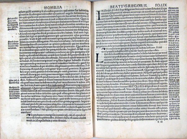 Homilie diuersorum authorum in segmenta ex quattuor euangelistis excerpta: .. nuper recognite & accuratissime emmendate: ad integritatemque restitute & cum quibusdam aliis que defuerant additis: ac sacre scripture locis aliisque rebus in marginibus omnium adnotatis Hispali per bacchallarium Petrum Nuñez delgado presbyterum