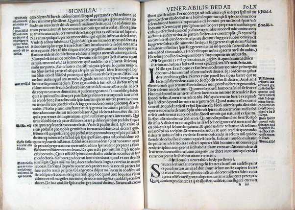 Homilie diuersorum authorum in segmenta ex quattuor euangelistis excerpta: .. nuper recognite & accuratissime emmendate: ad integritatemque restitute & cum quibusdam aliis que defuerant additis: ac sacre scripture locis aliisque rebus in marginibus omnium adnotatis Hispali per bacchallarium Petrum Nuñez delgado presbyterum