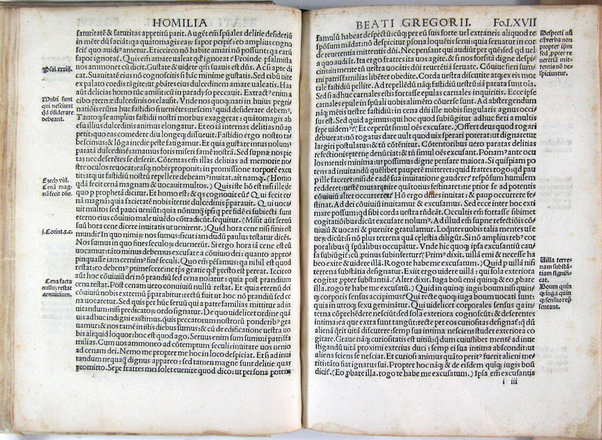 Homilie diuersorum authorum in segmenta ex quattuor euangelistis excerpta: .. nuper recognite & accuratissime emmendate: ad integritatemque restitute & cum quibusdam aliis que defuerant additis: ac sacre scripture locis aliisque rebus in marginibus omnium adnotatis Hispali per bacchallarium Petrum Nuñez delgado presbyterum