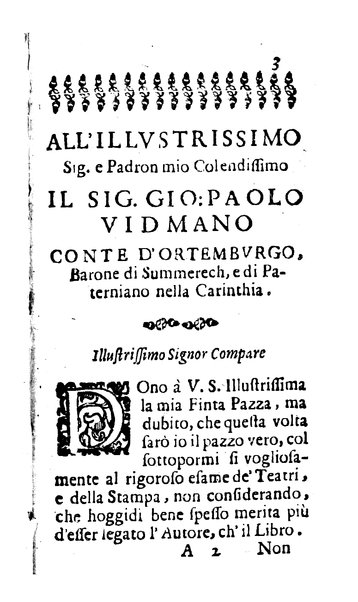 La finta pazza. Drama di Giulio Strozzi