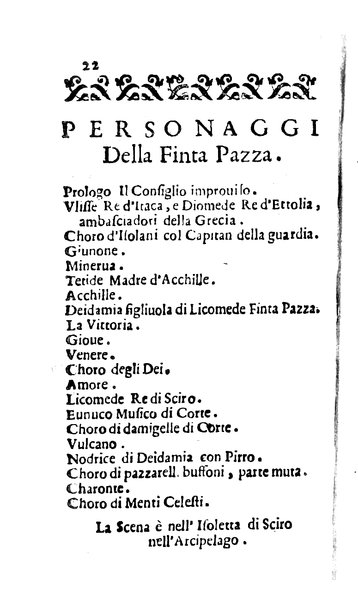 La finta pazza. Drama di Giulio Strozzi