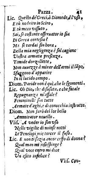 La finta pazza. Drama di Giulio Strozzi