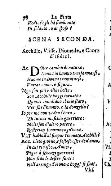 La finta pazza. Drama di Giulio Strozzi