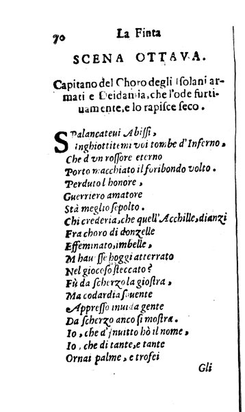 La finta pazza. Drama di Giulio Strozzi