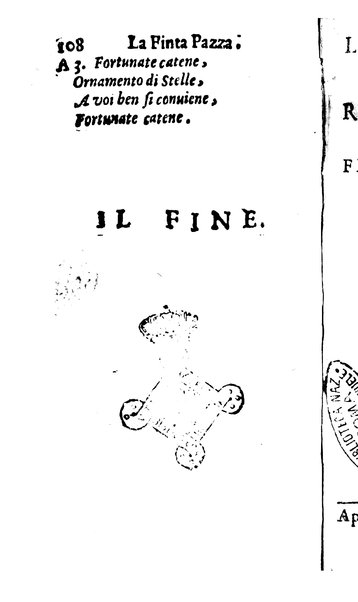 La finta pazza. Drama di Giulio Strozzi