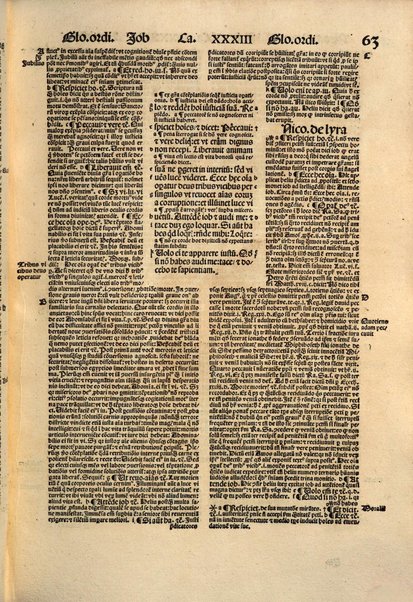 [Biblie iampridem renouate pars prima [-sexta] complectens pentateuchum: vna cum glosa ordinaria: et litterali moralique expositione Nicolai de lyra: necnon additionibus Burgensis: ac replicis Thoringi: nouisque distinctionibus et marginalibus summarijsque annotationibus] 3