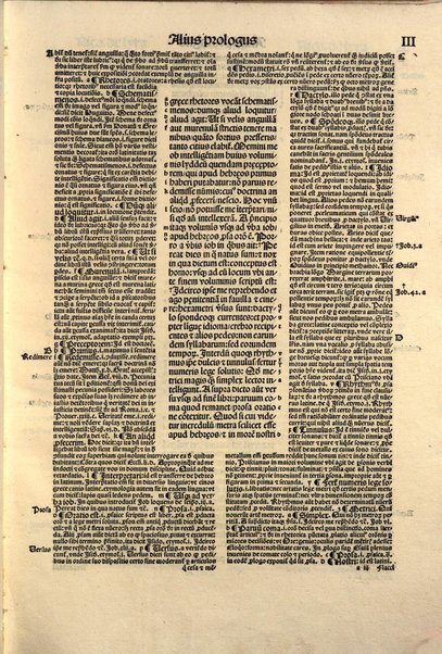 [Biblie iampridem renouate pars prima [-sexta] complectens pentateuchum: vna cum glosa ordinaria: et litterali moralique expositione Nicolai de lyra: necnon additionibus Burgensis: ac replicis Thoringi: nouisque distinctionibus et marginalibus summarijsque annotationibus] 3