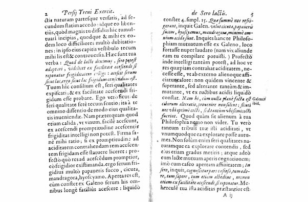 Persii Treui Ad librum de sero lactis Stephani Roderici Castrensis Lusitani declamationes, seu priuatae quaedam ac domesticae exercitationes